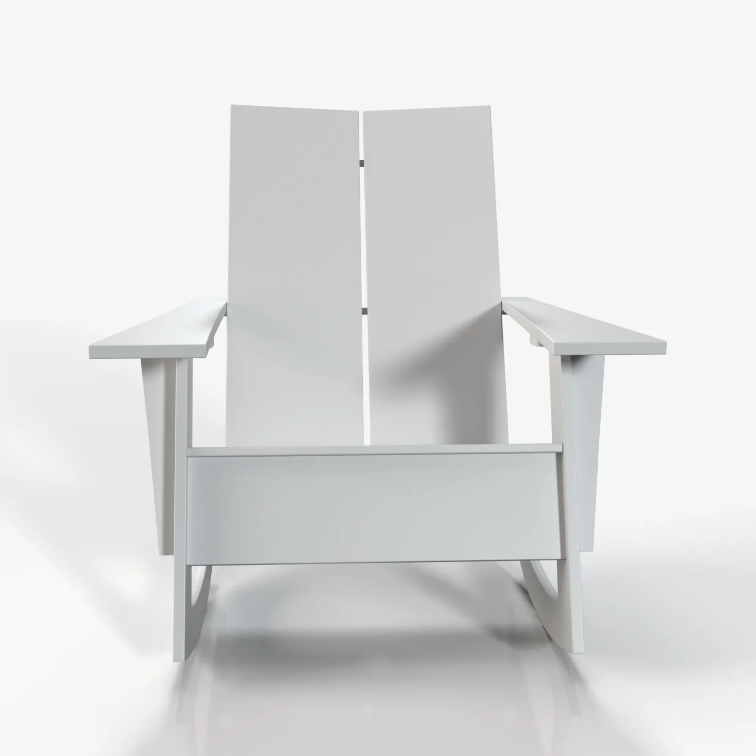 Modern Adirondack Rocking Chair PBR 3D Model_04